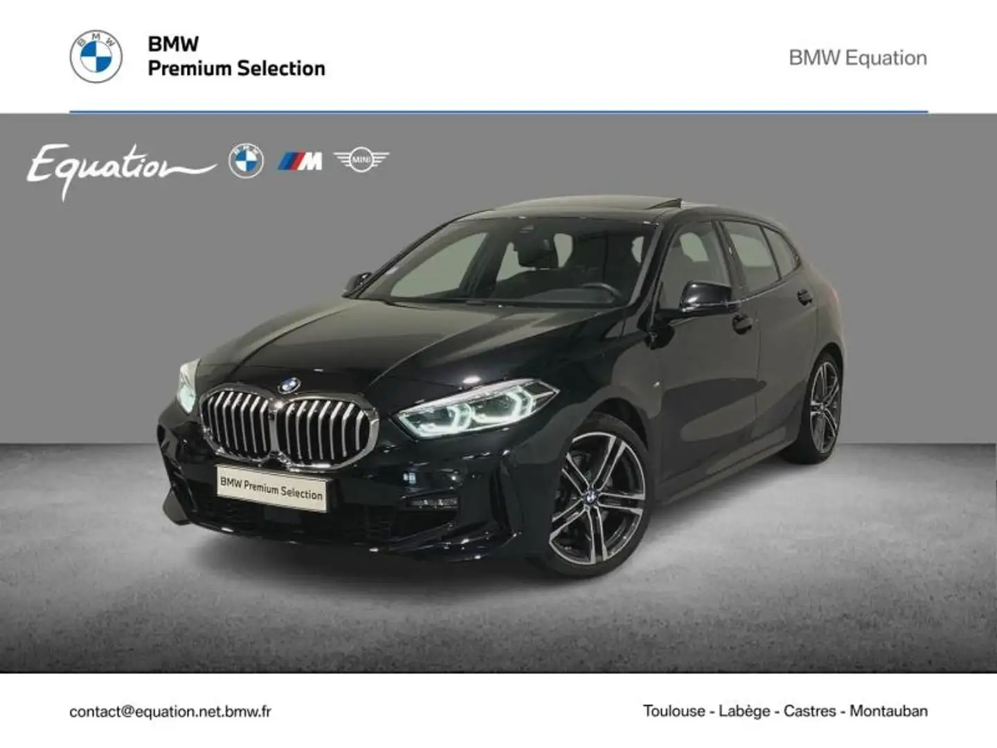 BMW 118 118iA 136ch M Sport DKG7 Noir - 1