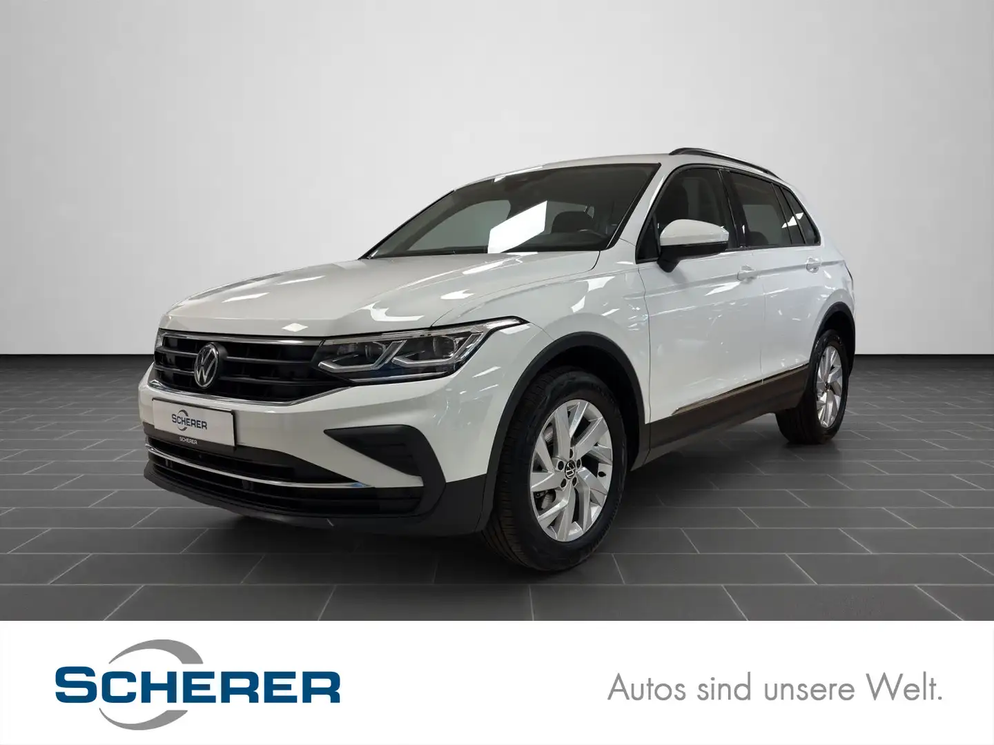 Volkswagen Tiguan 2.0TDI Life DSG 4Motion NAVI APP ACC AHK Weiß - 1