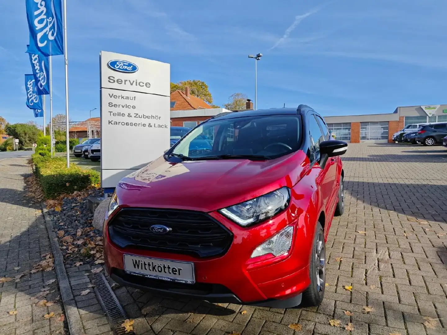 Ford EcoSport ST-Line, Allwetter, Checkheft, 3 Pakete Rot - 1