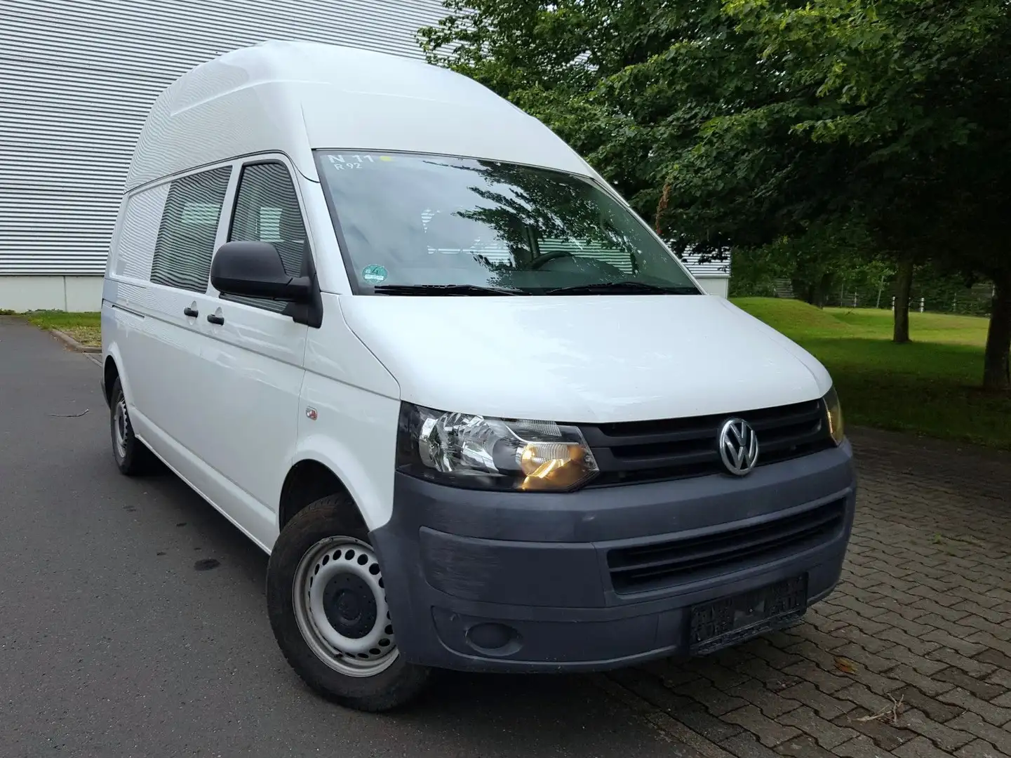 Volkswagen T5 Transporter -Kasten lang 4Motion+Hoch Dach.... Weiß - 2