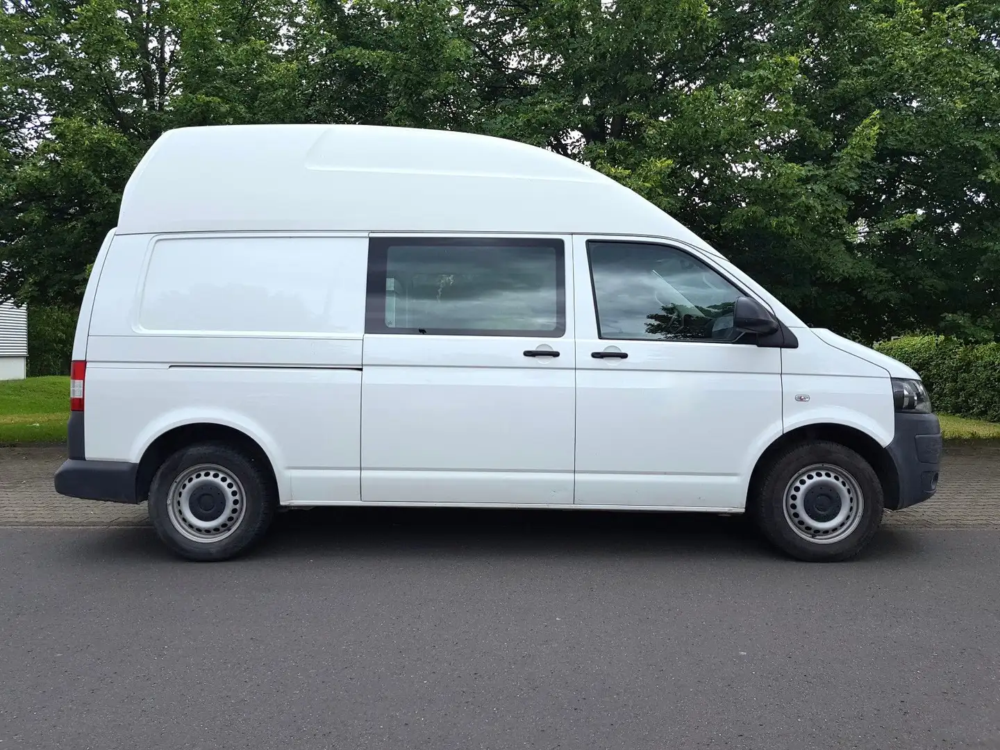 Volkswagen T5 Transporter -Kasten lang 4Motion+Hoch Dach.... Weiß - 1
