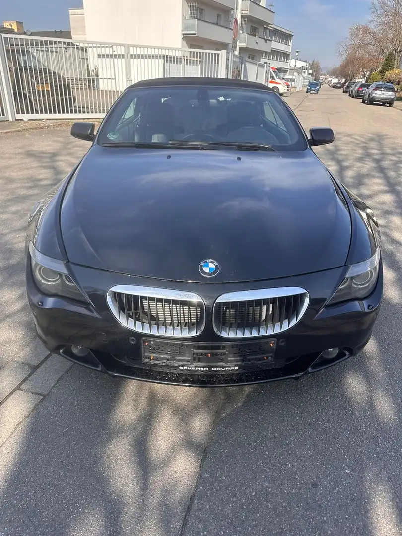 BMW 630 i Cabrio Automatik Navi Leder Schwarz - 2