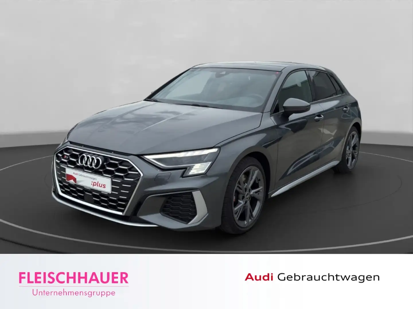 Audi S3 Sportback 2.0 TFSI qu. Matrix+Pano+B&O+VC+App-conn Grau - 1