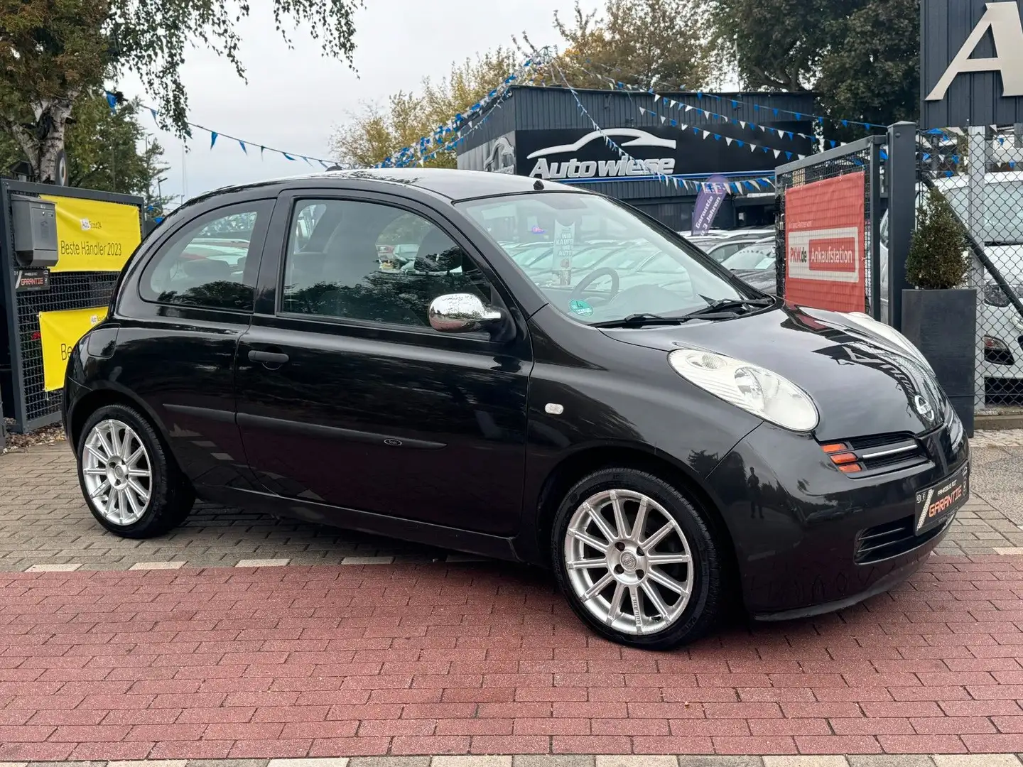 Nissan Micra 1.2 Visia Klima*Servo*Alufelgen*TÜV NEU* Schwarz - 1