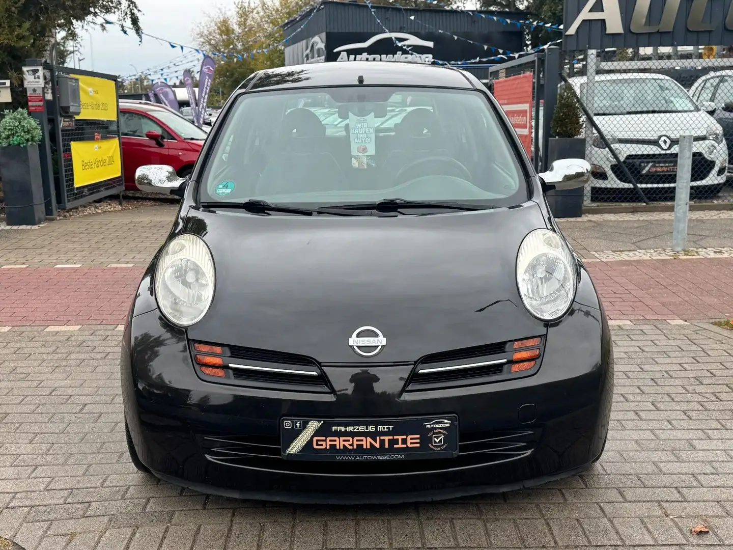 Nissan Micra 1.2 Visia Klima*Servo*Alufelgen*TÜV NEU* Schwarz - 2