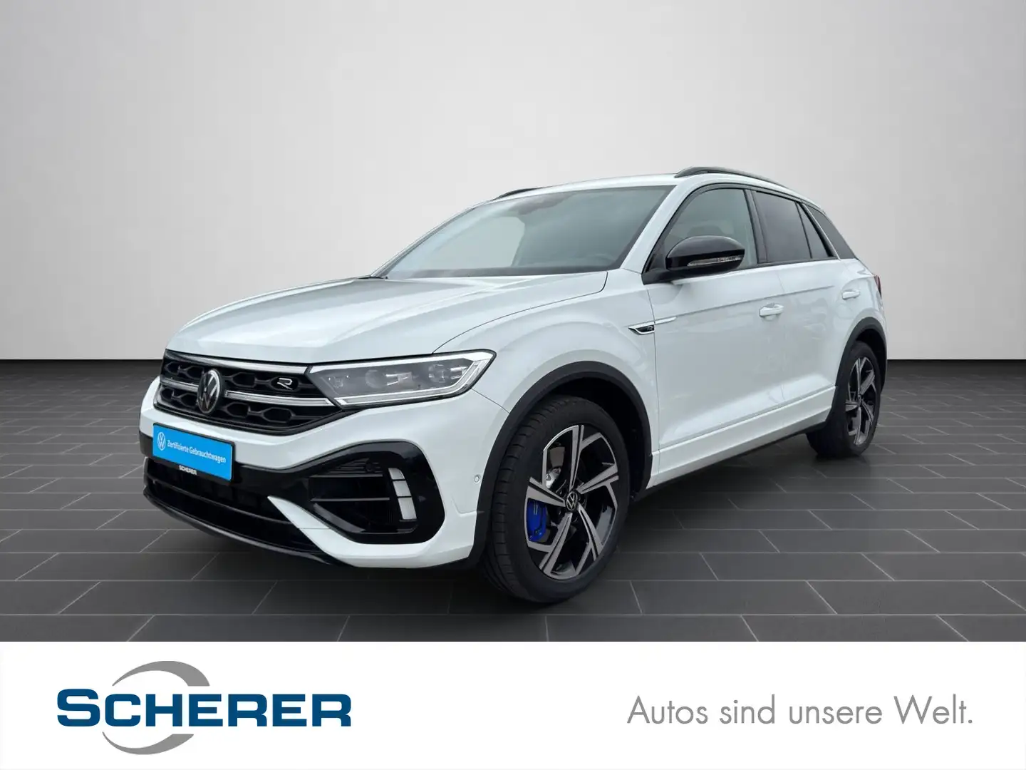 Volkswagen T-Roc 2.0 TSI R DSG 4 Motion NAVI SHZ LED Weiß - 1
