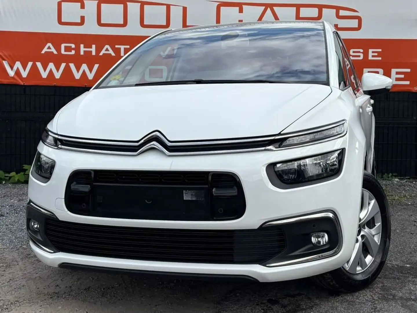 Citroen C4 SpaceTourer 1.5HDi -EU6-GARANTIE 1AN-CLIM-GPS-CARPLAY-CAMERA- Blanc - 1