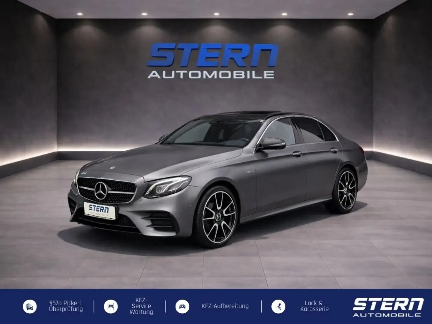 Mercedes-Benz E 43 AMG 4MATIC BRABUS*HUD*PANO*BURMESTER*CARBON* Grau - 1