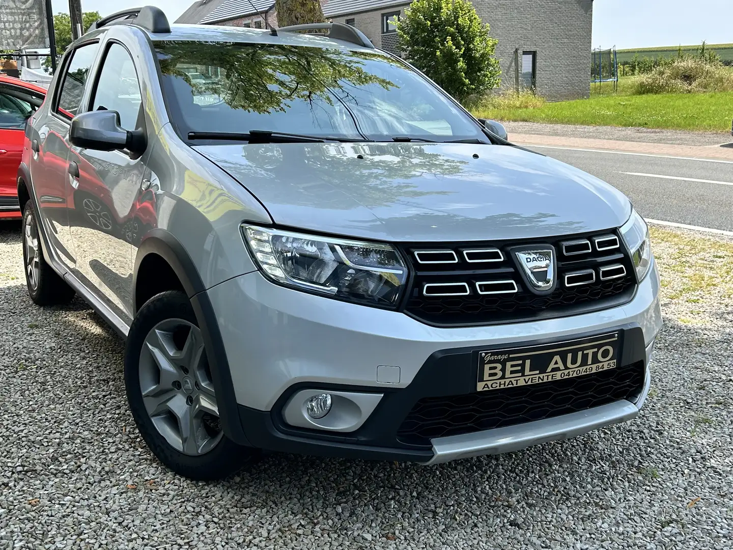 Dacia Sandero Stepway TCe 90 S&S Prestige-Gps-Clim-Cruise-Led Grau - 1