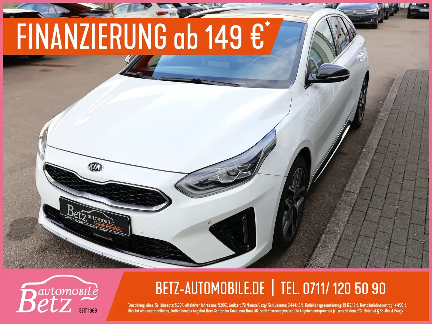 Kia ProCeed / pro_cee'd GT-Line Pano RFK PDC SHZ Weiß - 1