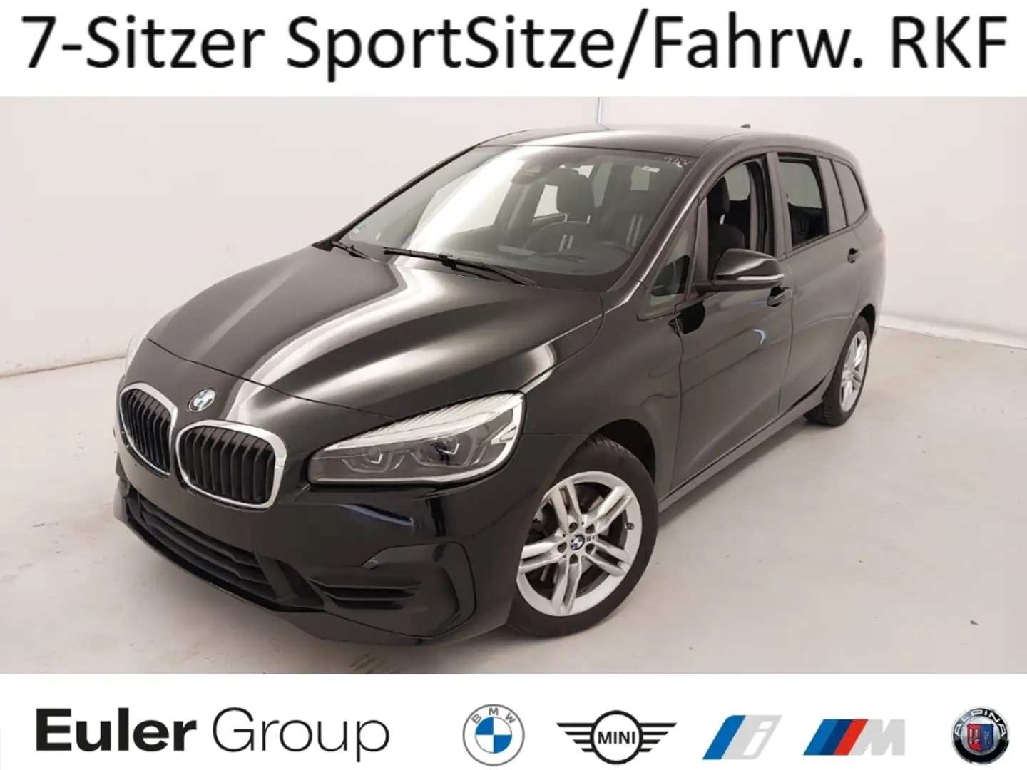 BMW 220 Gran Tourer i 7-Sitzer SportSitze/Fahrw/Aut. RKF H Schwarz - 1