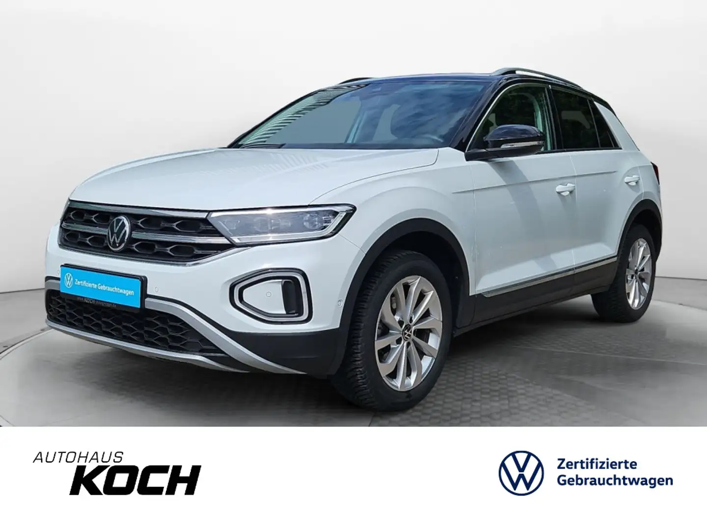Volkswagen T-Roc 1.5TSI Style DSG Navi LED AHK Weiß - 1
