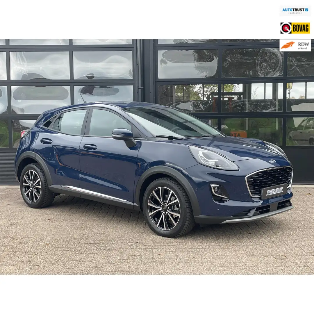 Ford Puma 1.0 EcoBoost Hybrid Titanium Bleu - 1