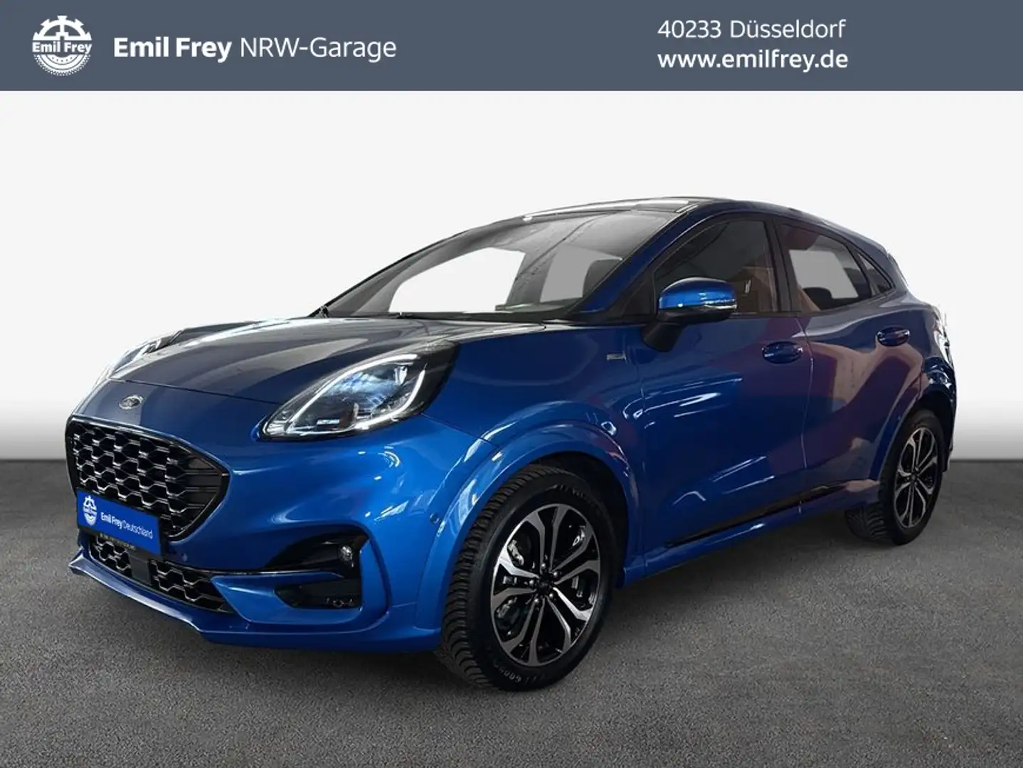 Ford Puma 1.0 EcoBoost Hybrid Aut. ST-LINE Blau - 1