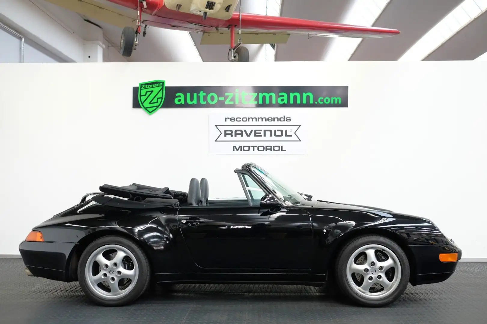 Porsche 993 Carrera Cabrio/TÜV NEU/KLIMA/TEMPOMAT Schwarz - 2