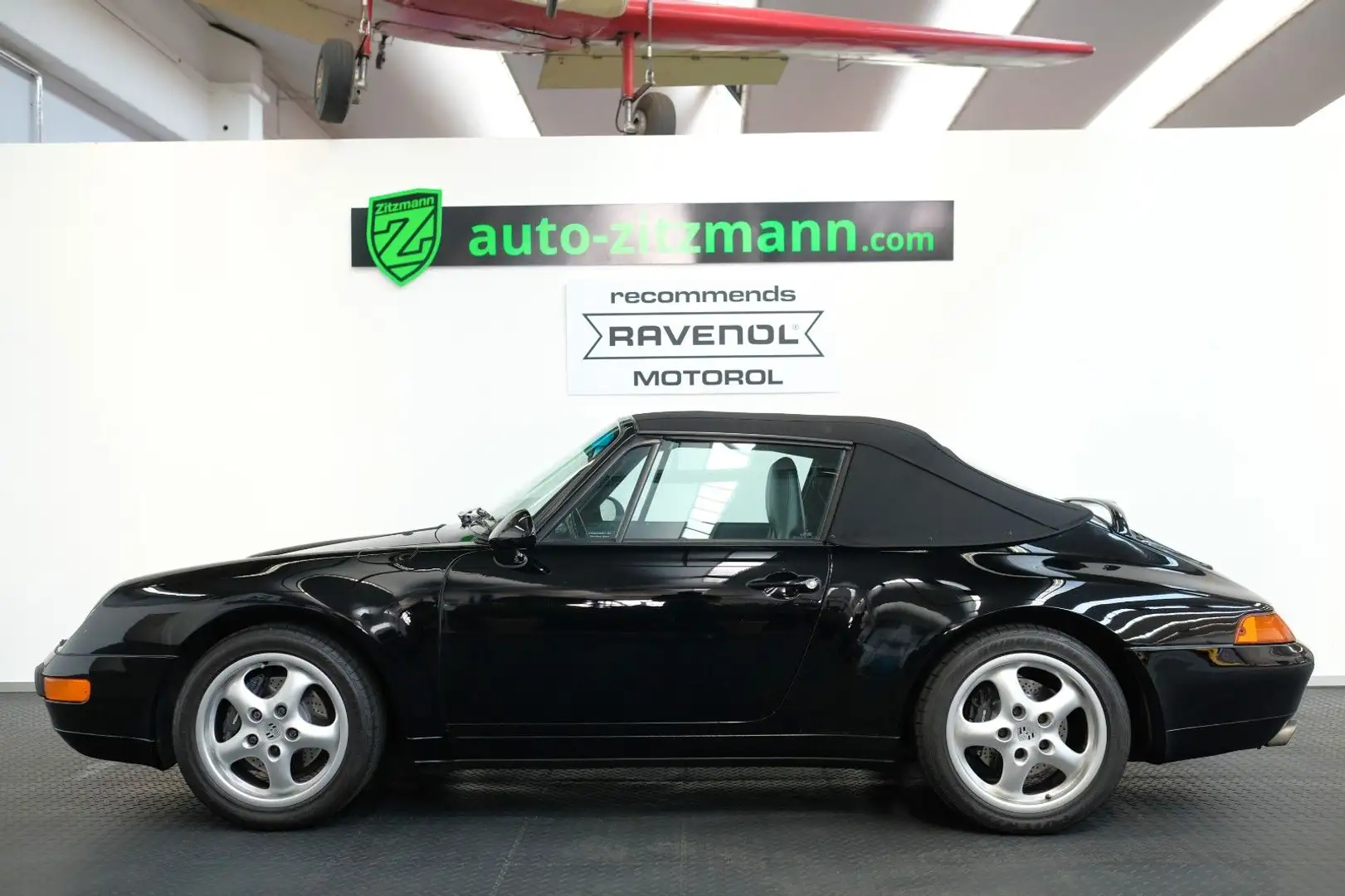 Porsche 993 Carrera Cabrio/TÜV NEU/KLIMA/TEMPOMAT Schwarz - 1