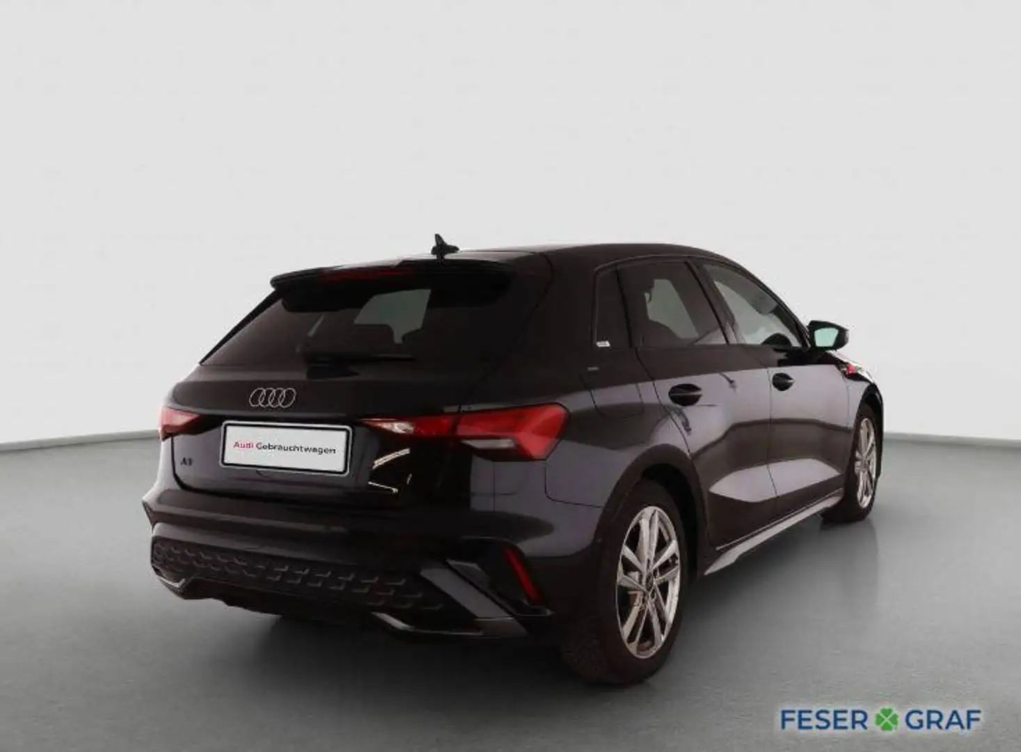 Audi A3 35 TDI S line Ext. Navi RüKa Sitzh. Schwarz - 2