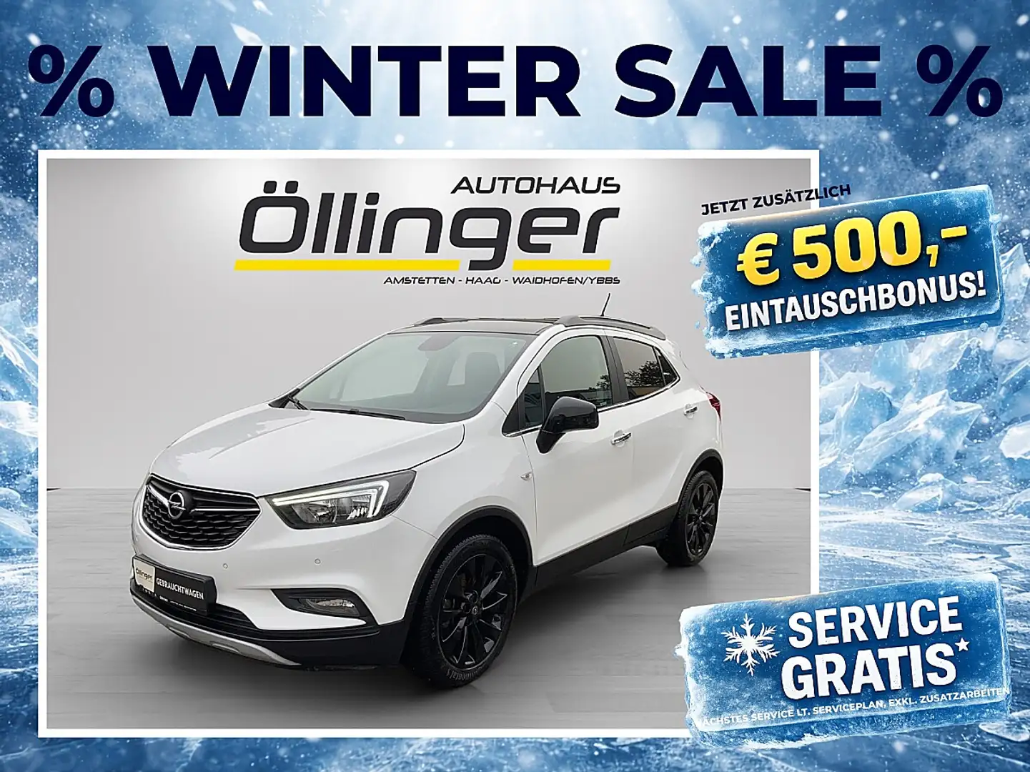 Opel Mokka X 1,6 CDTI Innovation + AHV + nur 47.200 km!! Weiß - 1