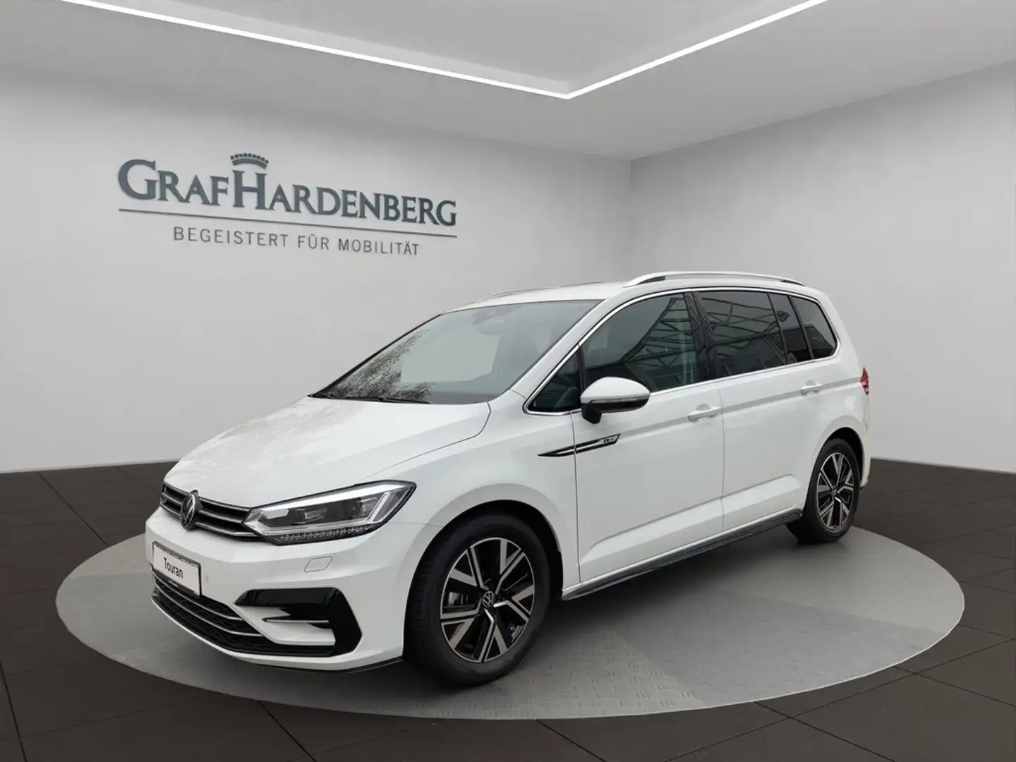 Volkswagen Touran Highline 2.0 TDI DSG R-Line Black Style Weiß - 1