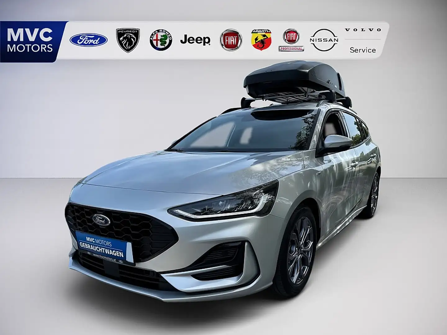 Ford Focus Turnier 1,5 EcoBlue ST-Line Aut. Silber - 1