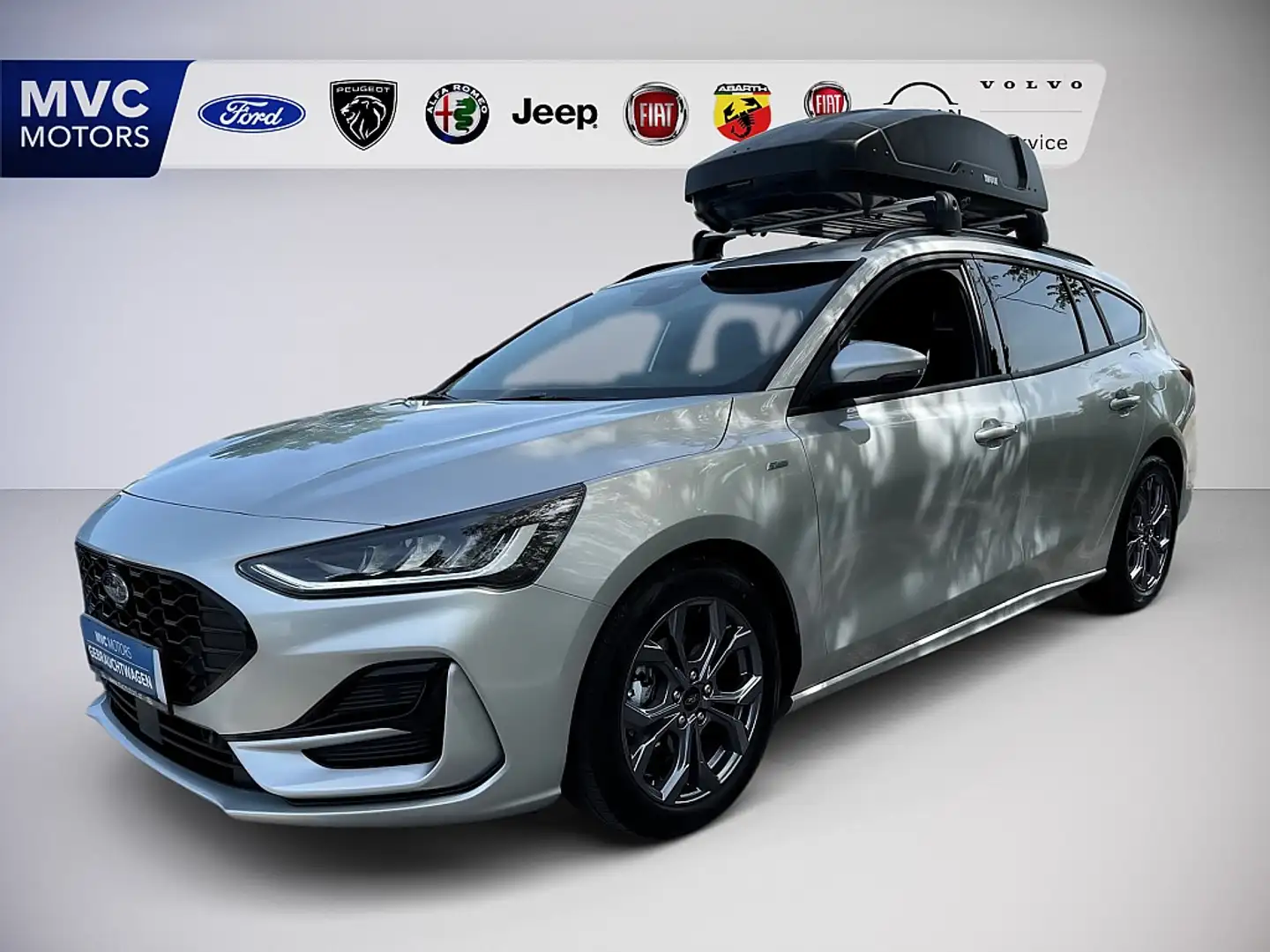 Ford Focus Turnier 1,5 EcoBlue ST-Line Aut. Silber - 2