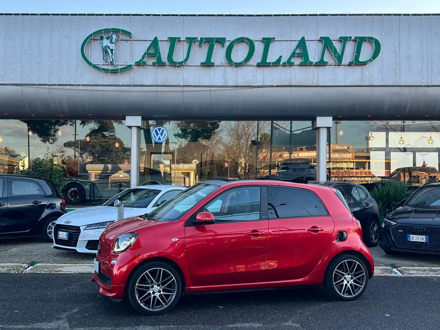 smart forFour 0.9 t Brabus Xclusive 109cv twinamic Cabrio Rosso - 1
