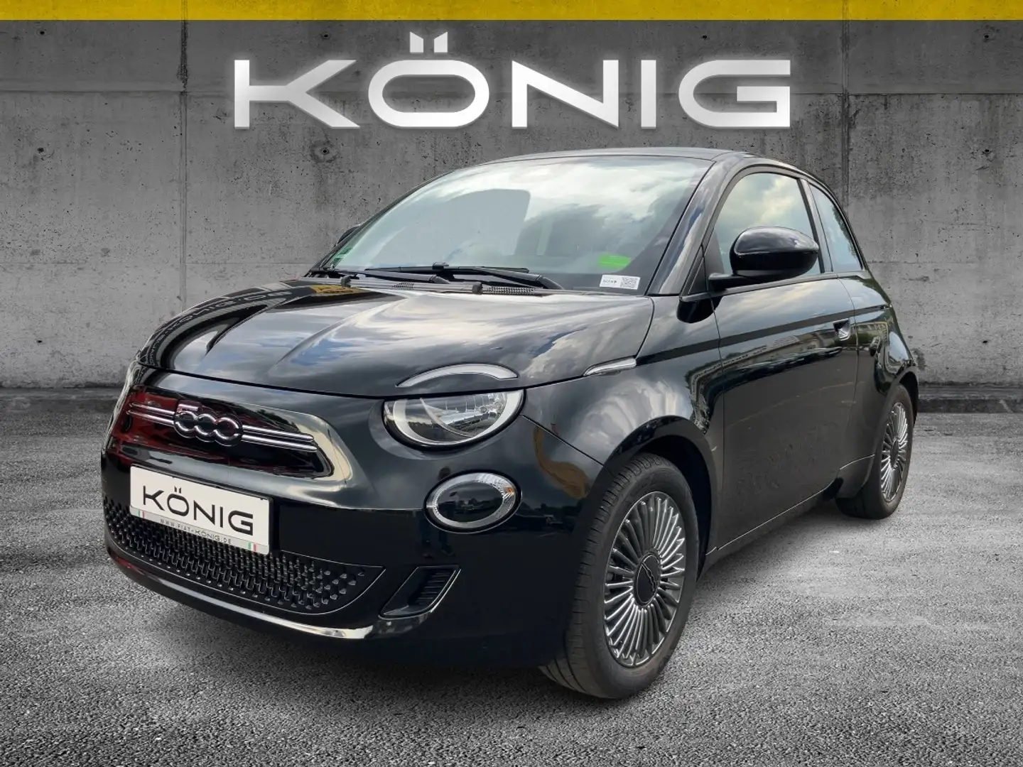Fiat 500 e Limousine 3+1 Icon KLIMA*CARPLAY*TEMPOMAT Schwarz - 1