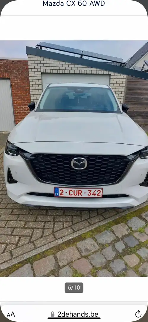 Mazda CX-60 CX-60 AWD PHEV Aut. HOMURA Blanc - 2