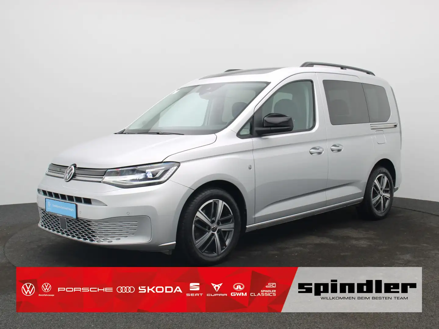 Volkswagen Caddy Life 2.0 TDI DSG/LED, Tempomat, Pano Silber - 1