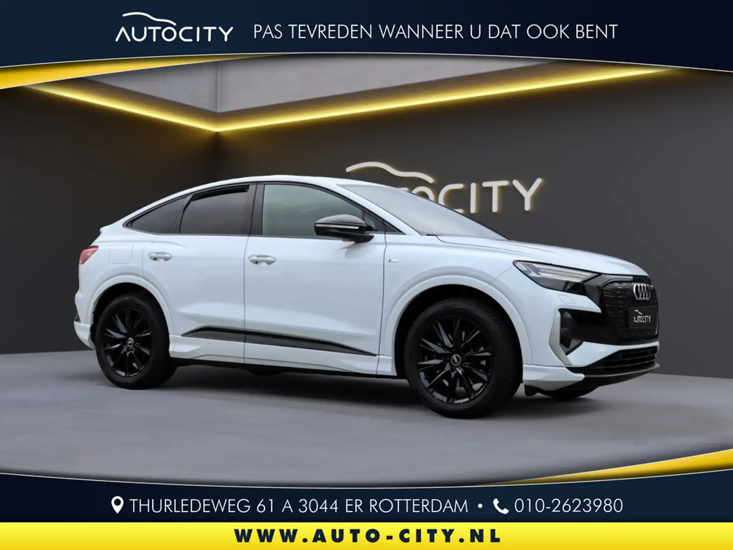 Audi Q4 e-tron Sportback 35 e-tron S Line 3x RS Seats l Winterpak Blanc - 1