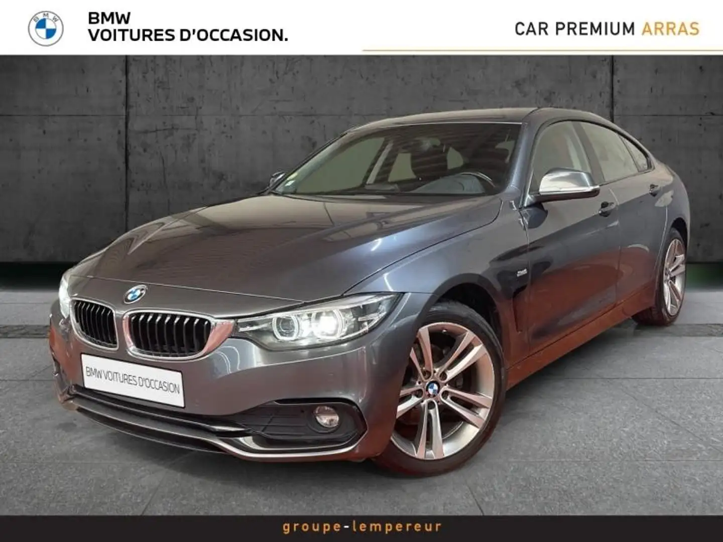 BMW 420 420dA xDrive 190ch Sport Gris - 1