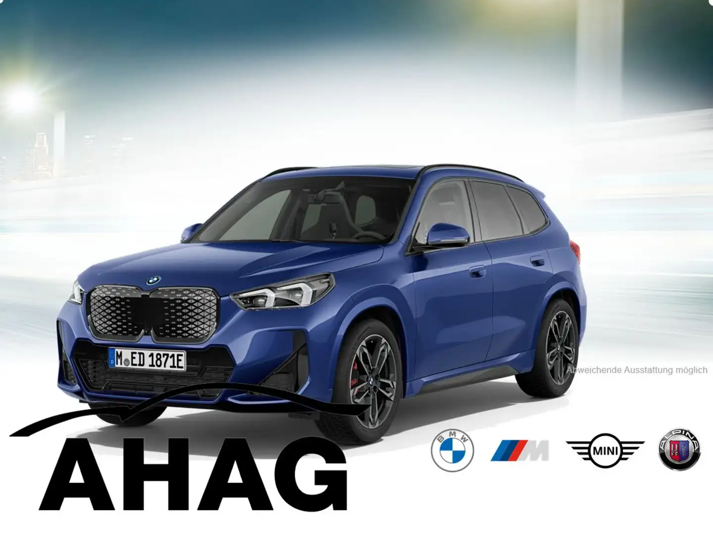 BMW iX1 xDrive30 M Sportpaket Panorama Head-Up AHK Blau - 2