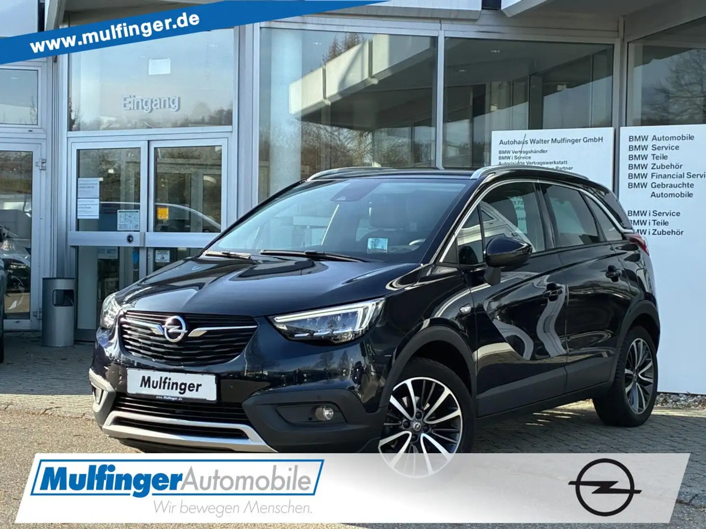 Opel Crossland X Head-Up KomfZ.Kamera Sitzh.AppleCar Noir - 1