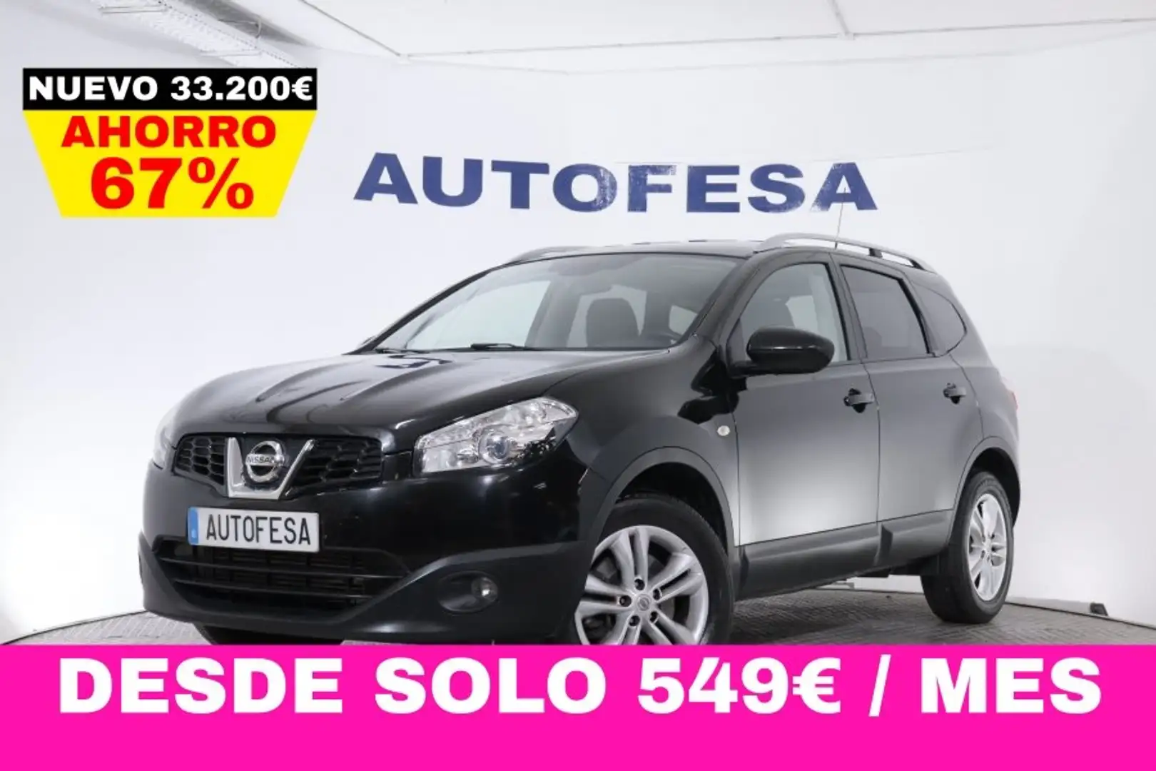 Nissan Qashqai 1.6 DCI NCONNECTA 131CV 7 PLAZAS 5P # TECHO PANORA Negro - 1
