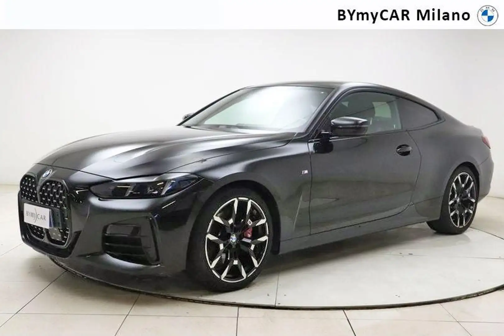 BMW 420 d Coupe mhev 48V Msport auto Nero - 1
