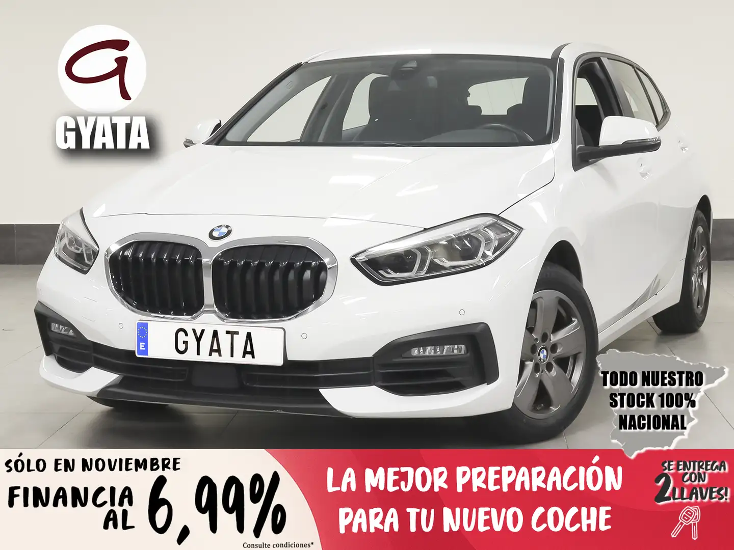 BMW 118 118iA Blanc - 1