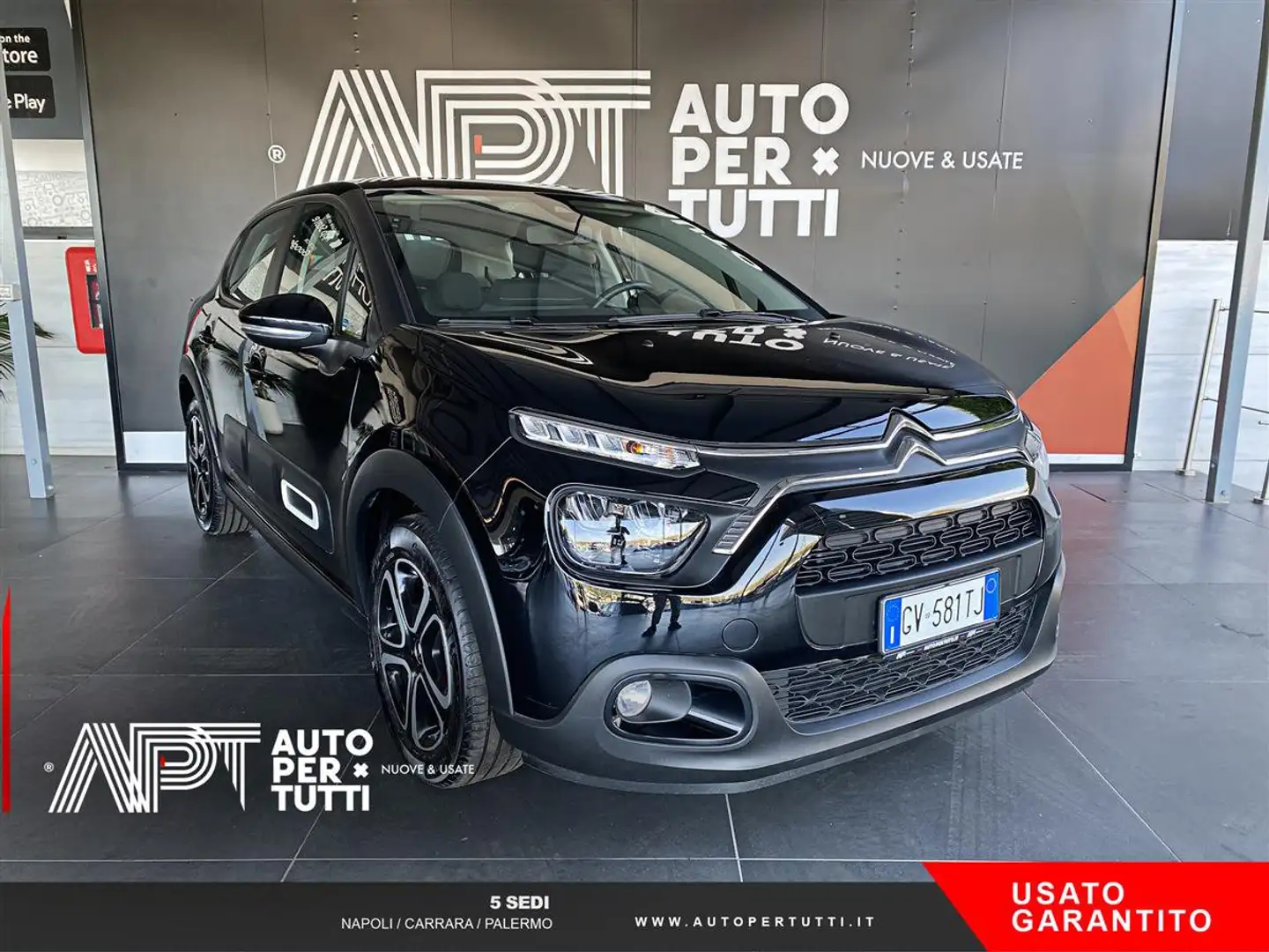 Citroen C3 C3 1.2 puretech Plus s&s 83cv neopatentati Nero - 2