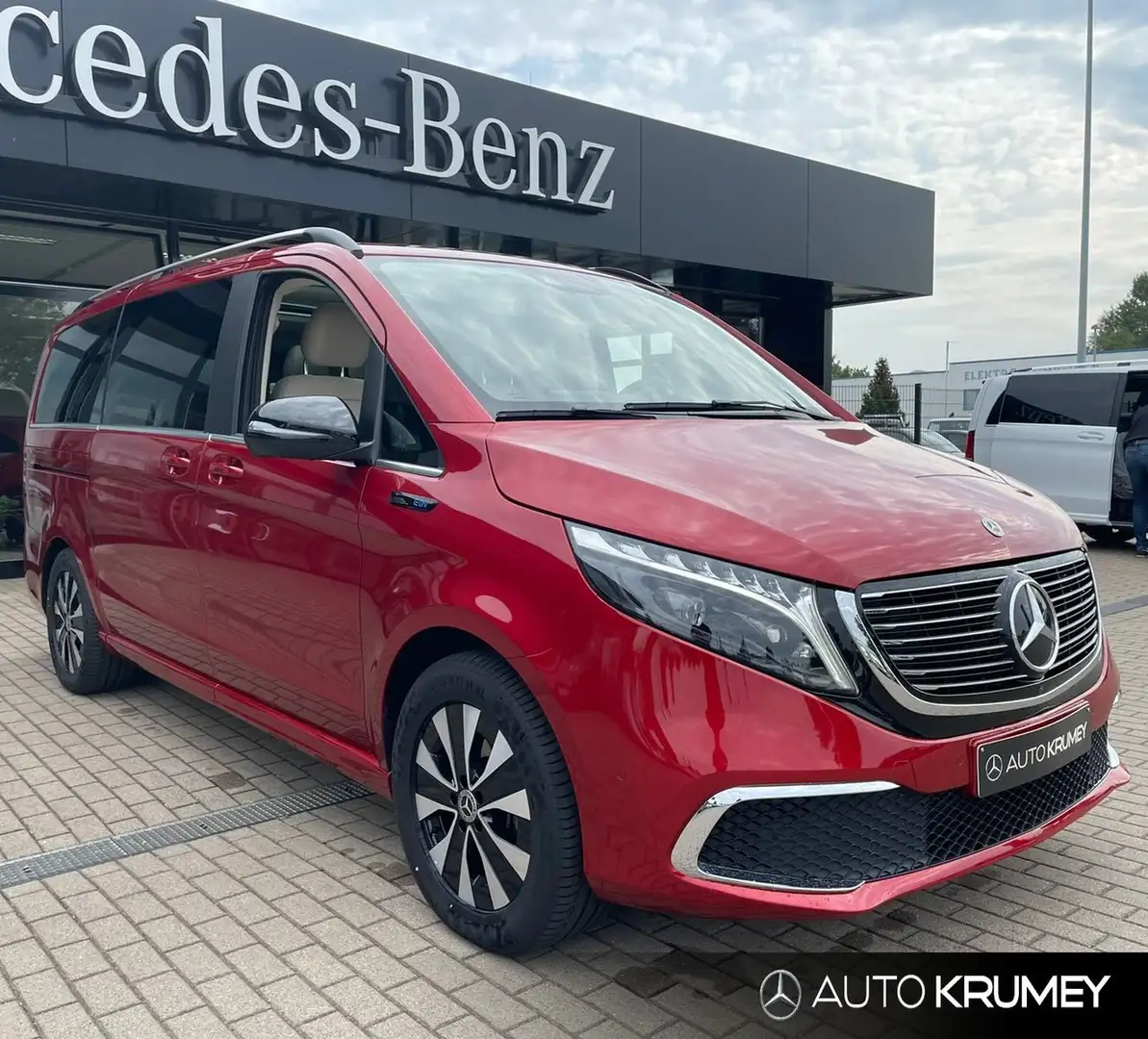 Mercedes-Benz EQV 300 300 AVANTGARDE Leder beige+SHD+LED+Burmester Червоний - 2