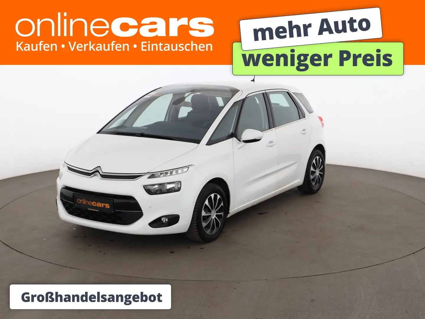 Citroen C4 Picasso 1.6 BlueHDi 120 NAVI SITZHZG TEMP Weiß - 1