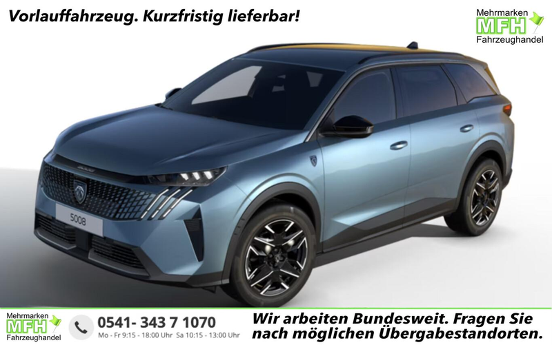 Peugeot 5008 GT Hybrid Alcant Nav Kam ACC 2xPDC SHZ CarP 100...