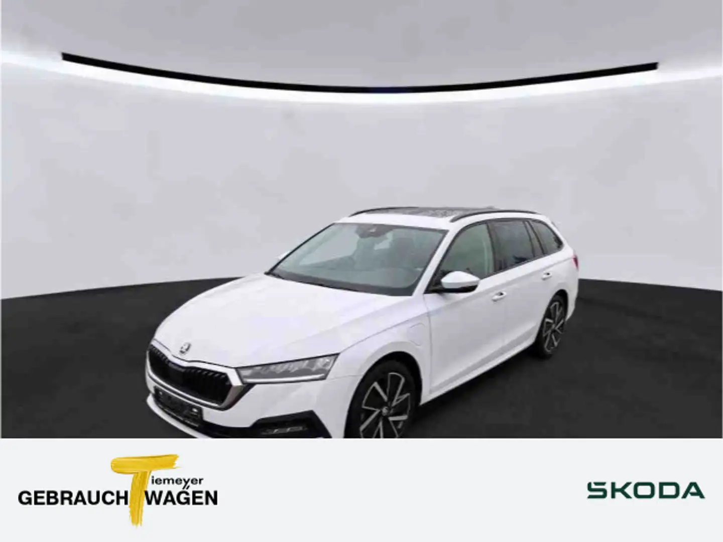 Skoda Octavia Combi iV AMBITION PANO ST.HEIZ LM18 AHK Weiß - 1