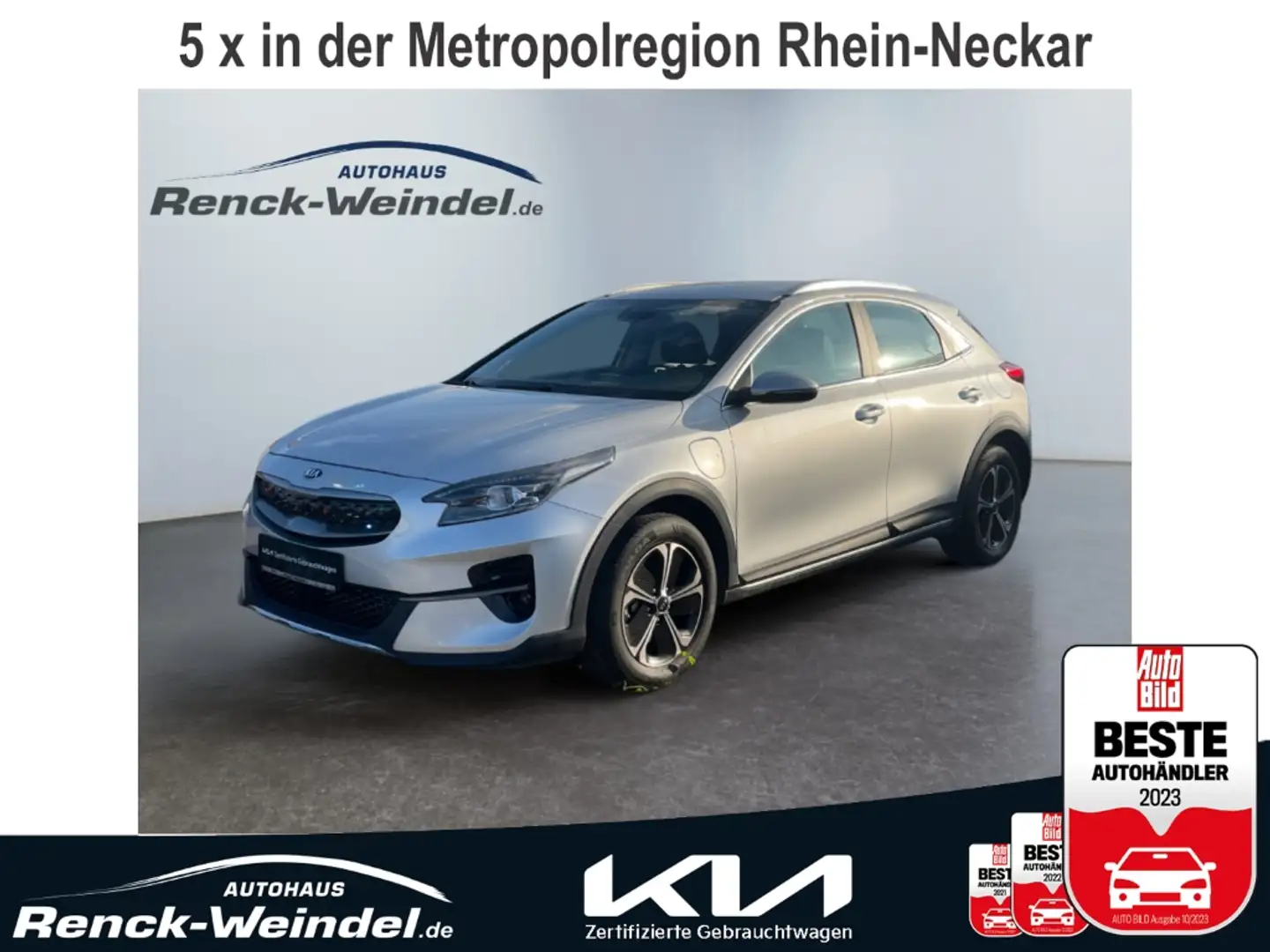 Kia XCeed Vision Plug-in Hybrid 1.6 Navi Klima LED PCD Rückf Argent - 1