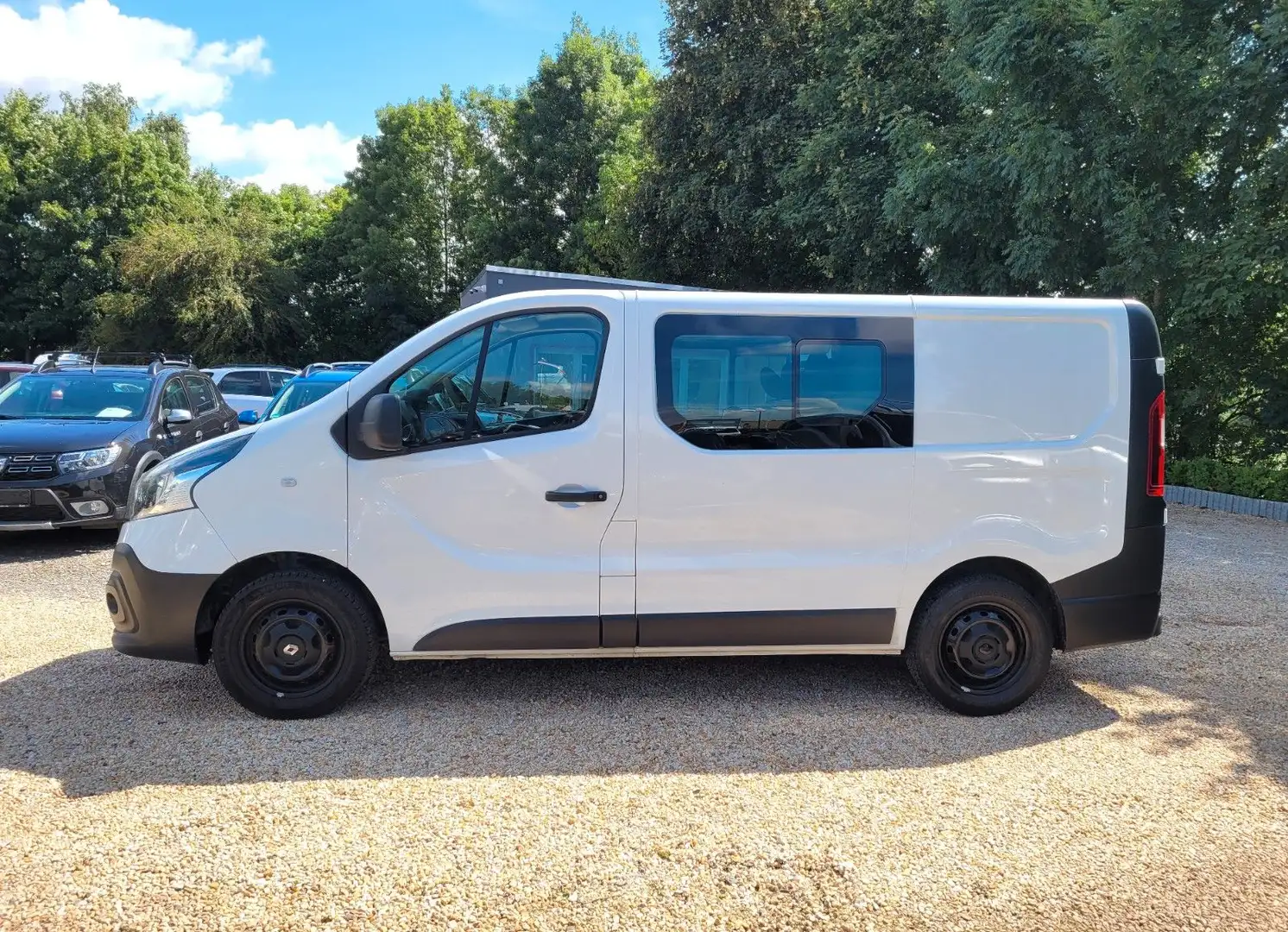 Renault Trafic Kasten Komfort 6 Sitze*Navi*Klima*AHK*TÜV Blanc - 2