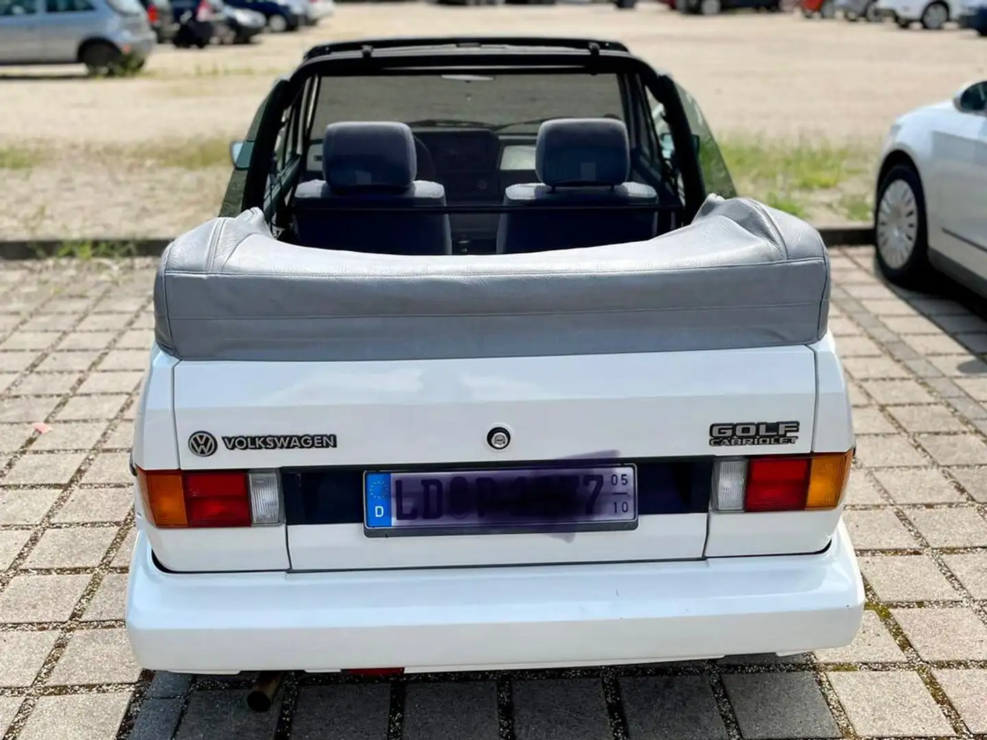 Volkswagen Golf Cabriolet Golf Cabrio 1 Oldtimer Bianco - 2