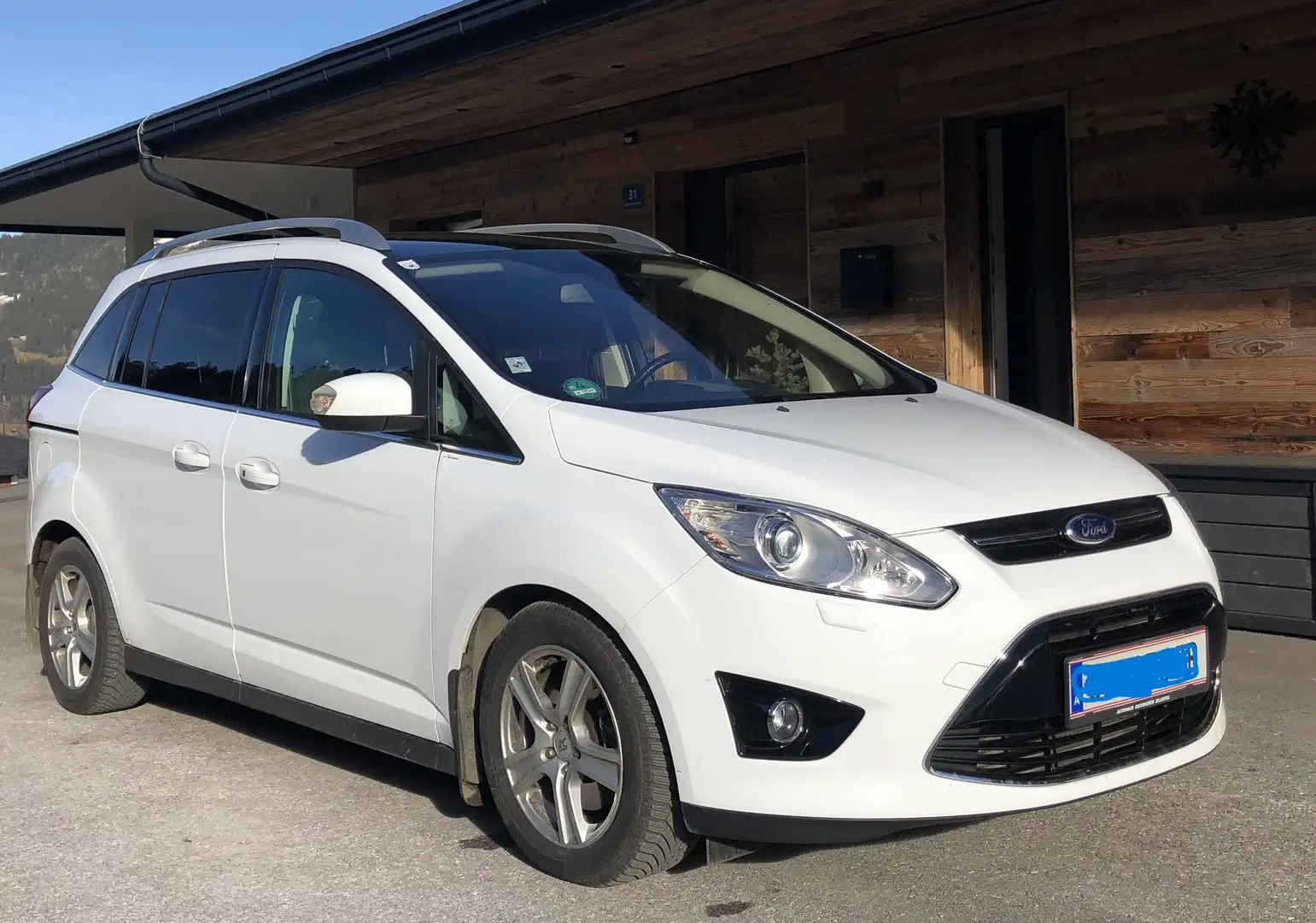 Ford C-Max Grand C-MAX Titanium 2,0 TDCi DPF Powershift Titanium Weiß - 1
