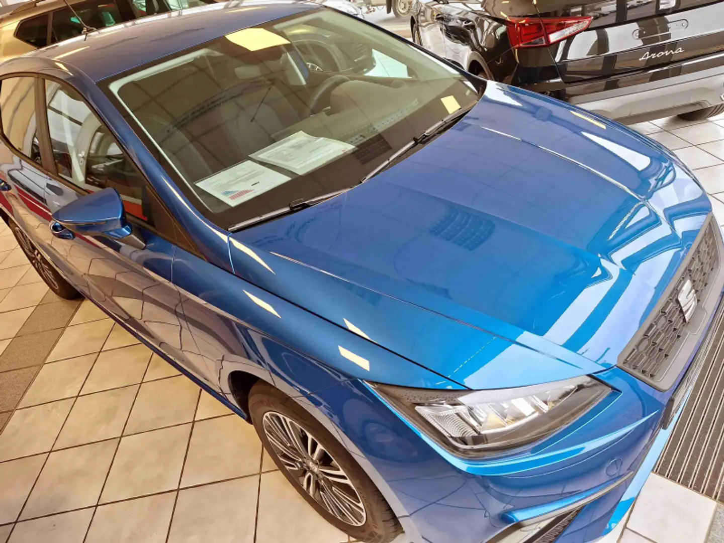 SEAT Ibiza Ibiza 1.0 TSI Style SHZ, Klima, EPH Blau - 1