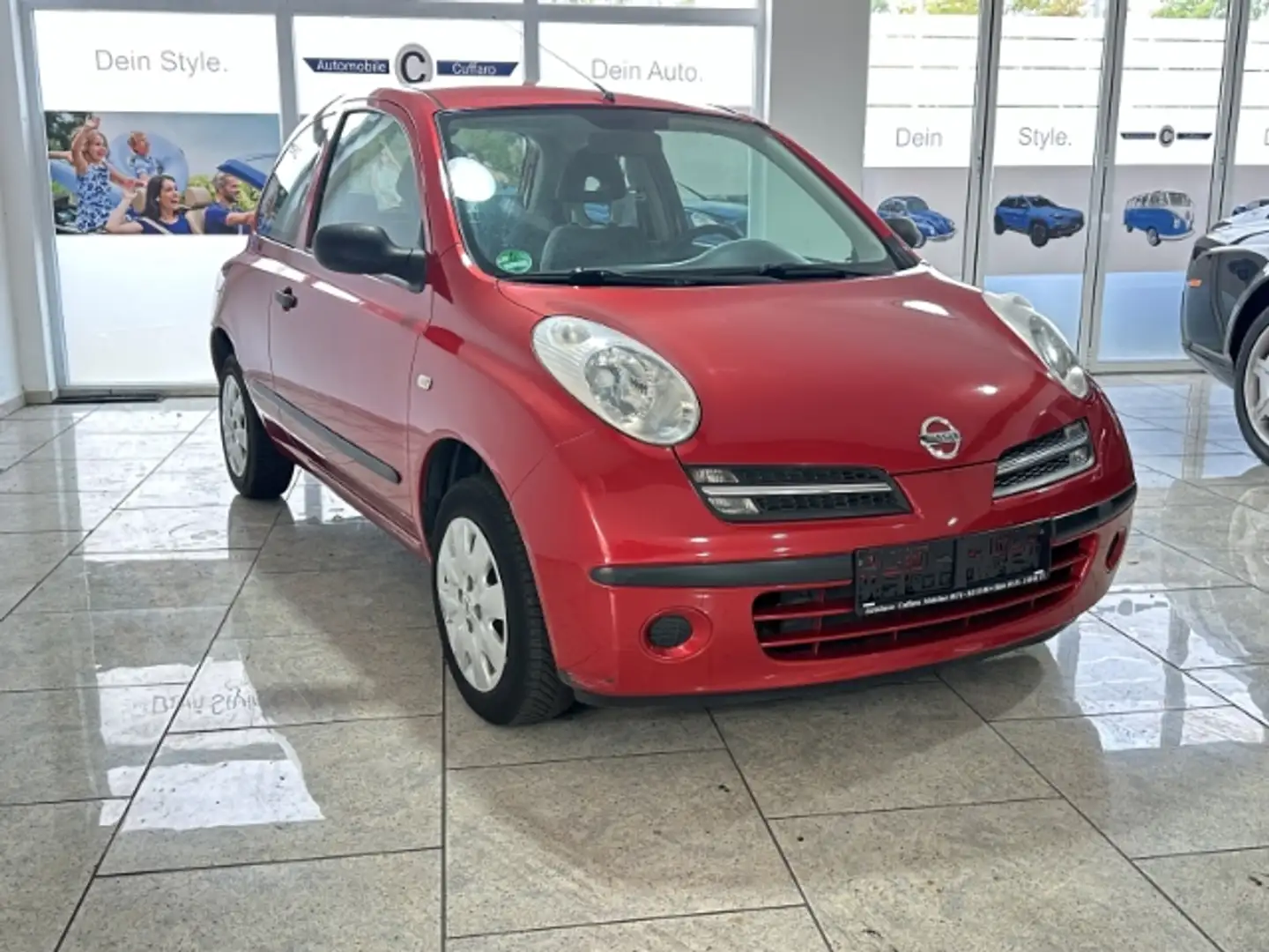 Nissan Micra teilb.Rücksb met. eFH ZV ABS Servo Airb Rot - 2