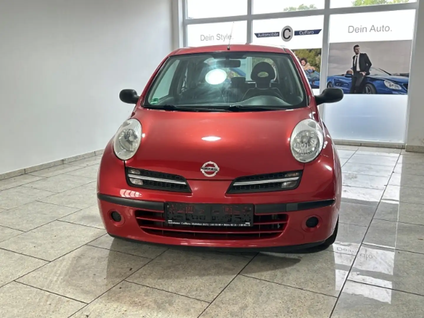 Nissan Micra teilb.Rücksb met. eFH ZV ABS Servo Airb Rot - 1