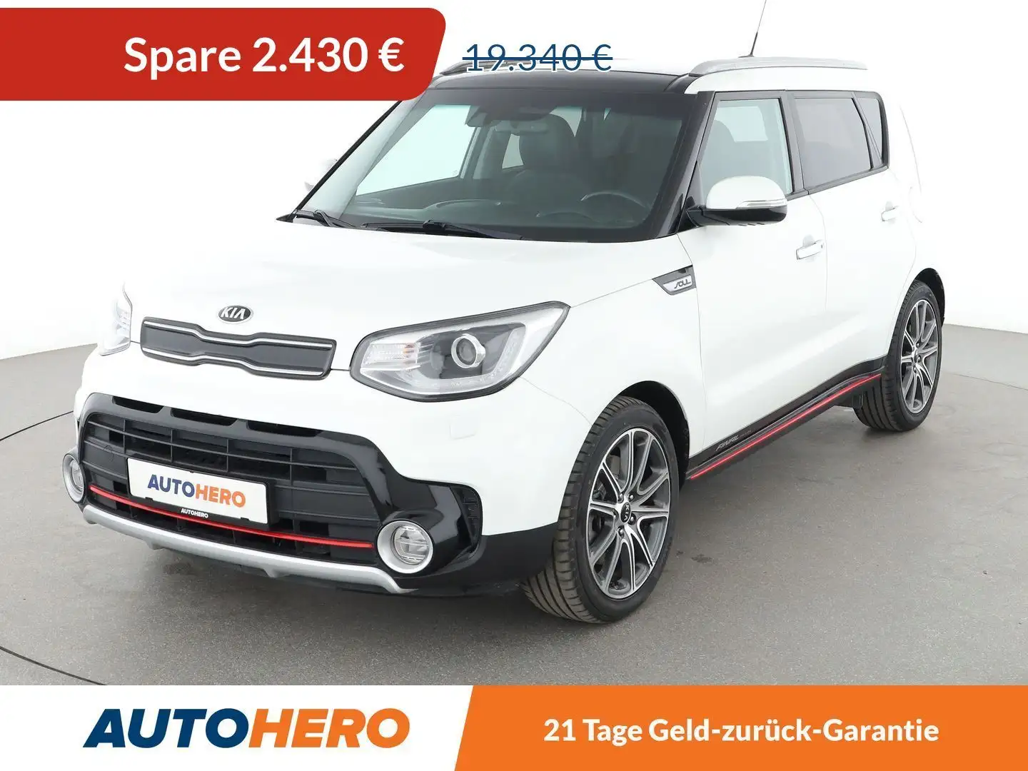 Kia Soul 1.6 TGDI Final Edition Turbo Aut.*NAVI*XENON*PDC* Weiß - 1