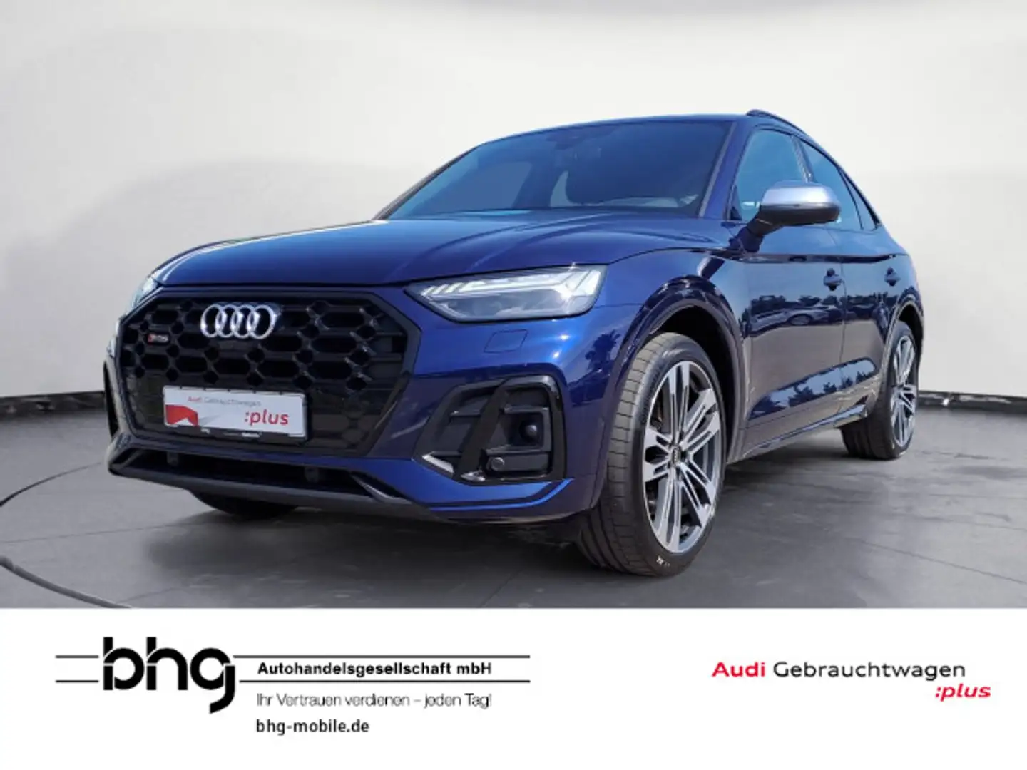 Audi SQ5 TDI AirSuspension AHK Standhzg HUD Bleu - 1